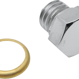 Chrome Hex Drain Plug 1/2-13