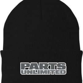 Parts Unlimited Beanie - Fleece - Black