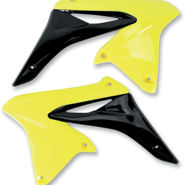 Radiator Shrouds - Yellow - RMZ 250