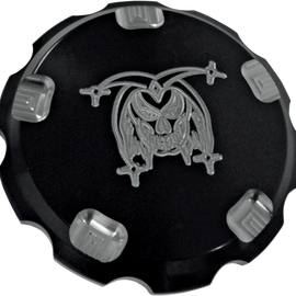 Gas Cap - Black - Serrated - Joker