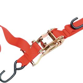 1" Ratchet Tied Down - Assist - Red