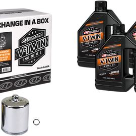 Evo/XL KIT Quick Oil Change Kit - Chrome Filter