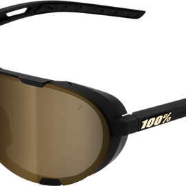 Westcraft Sunglasses - Soft Tact Black - Soft Gold Mirror