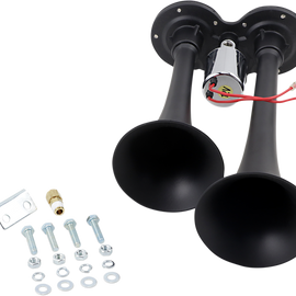 Dual Compact Horn Kit - Black