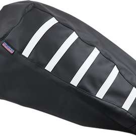Ribbed Seat Cover - Black/White - Arctic Cat