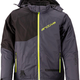 Pivot 4 Hooded Jacket - Black/HiViz - Small