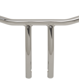 Chrome 8" Drilled T-Bar Handlebar w/ Dimples for TBW