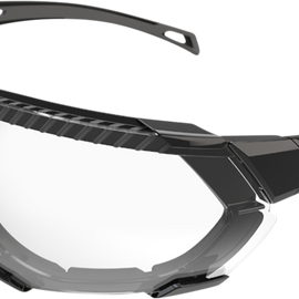 FF4 Sunglasses - Foam - Black/Black - Clear