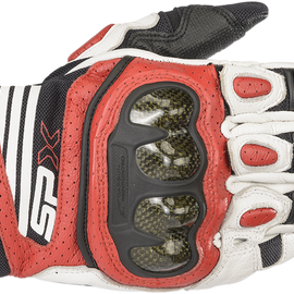 SPX AC V2 Gloves - White/Black/Red - Medium