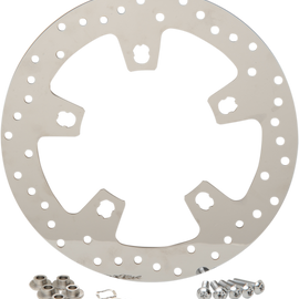 Drilled Brake Rotor - Front - 11.8" - Touring