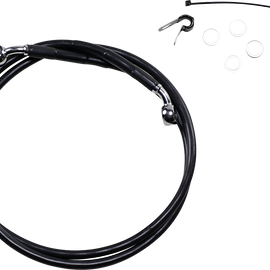 10" Brake Line - Front - Black Vinyl - 04-10 XL567796