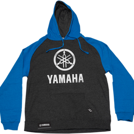 Yamaha Stack Hoodie - Charcoal/Royal - Large