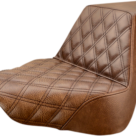 Step Up Seat - Driver's Lattice Stitched - Brown099