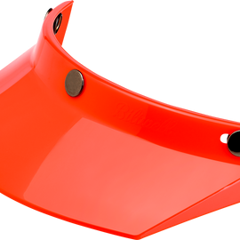 Moto 3-Snap Visor - Orange