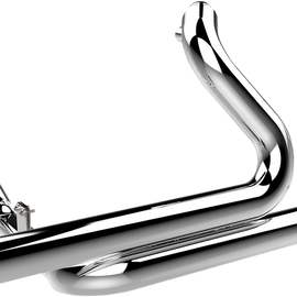 2:2 Headpipe with Heat Shield - Chrome