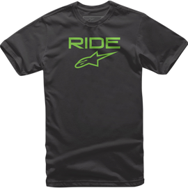 Ride 2.0 T-Shirt - Black/Green - Medium