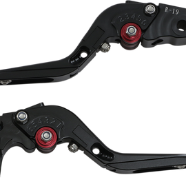 Black MGP Lever Set for Yamaha