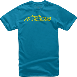 Youth Blaze T-Shirt - Royal/Yellow - XL