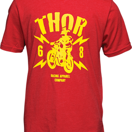 Youth Lightning T-Shirt - Red - XL