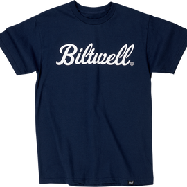 Script T-Shirt - Navy - Medium