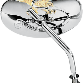 6" Live to Ride Mirror - Oval