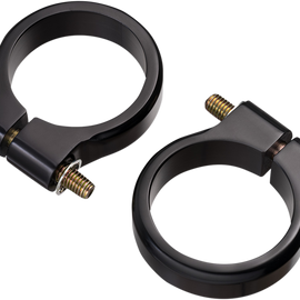 Fork Tube Signal Clamps - 41 mm - Black