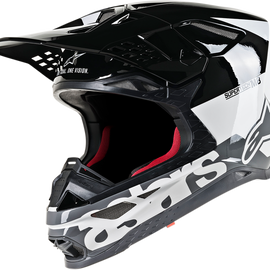 Supertech M8 Helmet - Radium - MIPS - White/Black/Mid Gray Glossy - Small