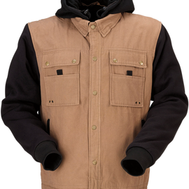 Jayrod Jacket - Tan/Black - 4XL