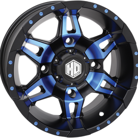 HD7 Wheel - Front/Rear - Blue - 14x7 - 4/156 - 4+3