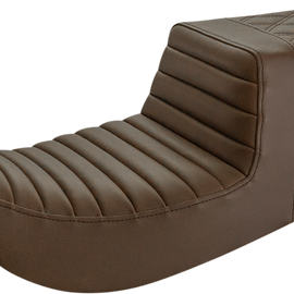 Step Up Seat - Tuck and Roll/Lattice Stitched - Brown