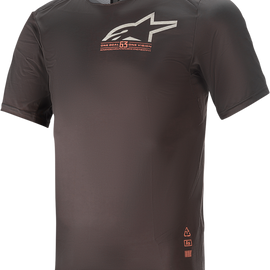 Alps 6.0 V2 Jersey - Short-Sleeve - Black/Coral - Large