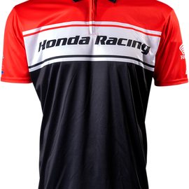 Honda Team Pit Shirt - Red/Black - Large