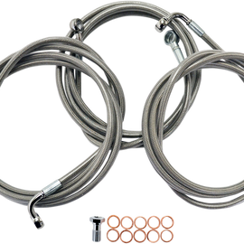 Stainless Steel Brake Lines - Touring ABS