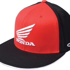 Honda Wing Flexfit® Hat - Red/Black - Large/XL