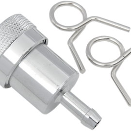 Gas Filter - Chrome - 1/4"