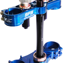 Triple Clamp - SFS - Husqvarna - Blue