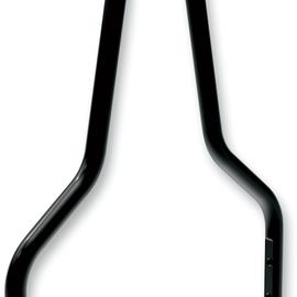 Round Tapered Sissy Bar - Black - 11"