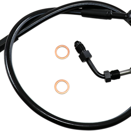 Upper Brake Line - 22" - Black