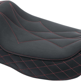 Revere Solo Seat - Diamond - Red Stitched