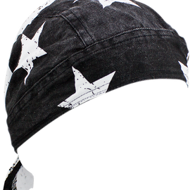 Road Hog Flydanna® Headwrap - Black/White Flag