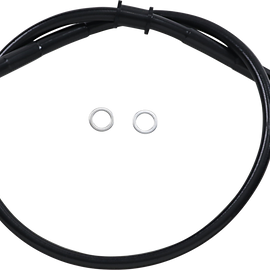 Brake Line - +4" - Black - '18-'20 Softail