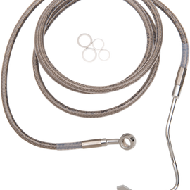 8" Brake Line - Front - Stainless Steel - 14-5FL W/ABS