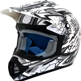 FX-17 Helmet - Butterfly - Matte White - Large