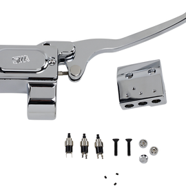 Chrome 5/8" Master Cylinder Assembly w/ Switch
