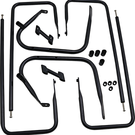 Saddlebag Rail - Black - FLT - '09 - '13