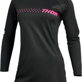 Women's Sector Minimal Jersey - Black/Pink - Large