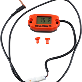 Universal Temperature Meter - Surface Mount - Orange - 7 mm