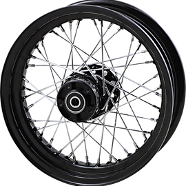 Front Wheel - Dual Disc/No ABS - Black - 16"x3.00" - '00-'07 FLT