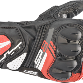 SP-8 V3 Gloves - Black/White/Red - Large