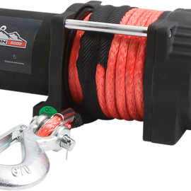 Winch - 6000 LB - Synthetic Rope - 4 Bolt